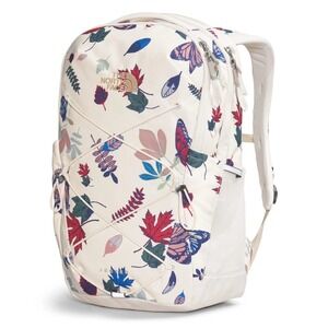 North Face Women's Jester Backpack, Fawn White Fall Print Laptop Preowned
